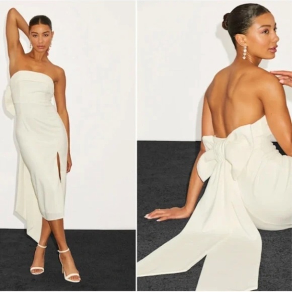 LULUS Mystery ***BRIDAL BUNDLE*** Shower Honeymoon Bachelorette Reception Elope - Picture 5 of 16